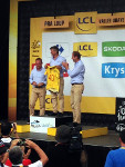 Podium du Tour de France 2015 à Praloup